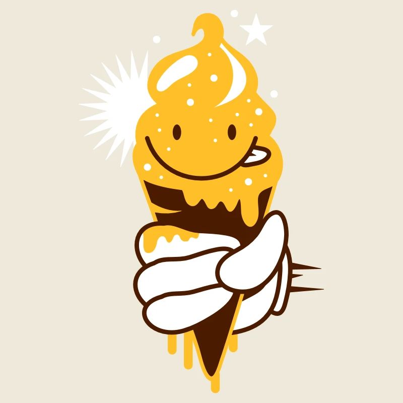 Kawaii Eis in der Hand