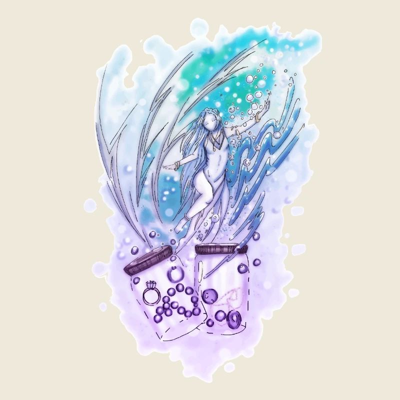 Wicca Wassermann Nixe Sternzeichen