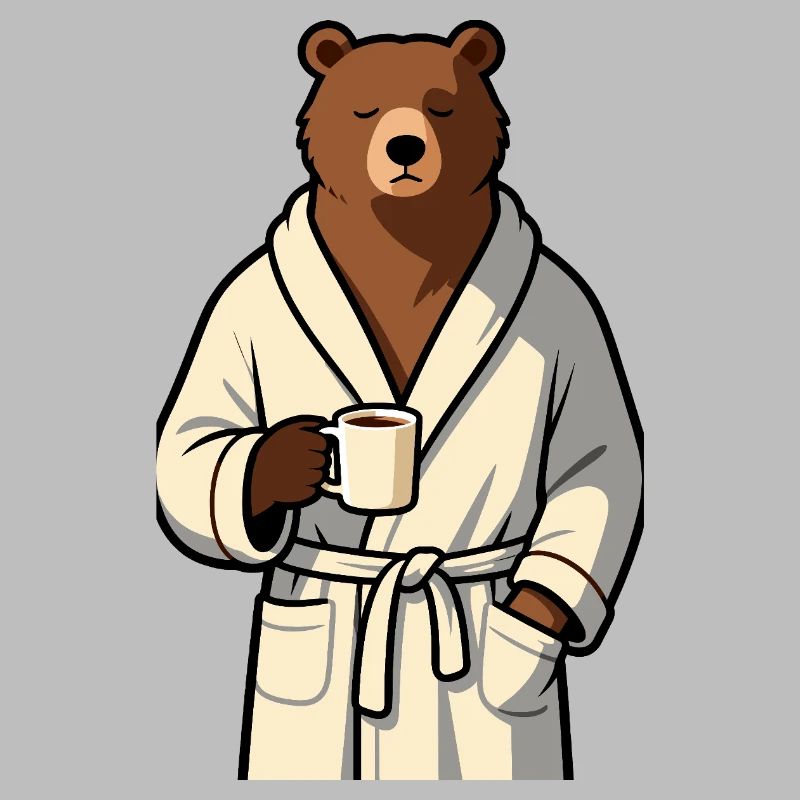 Tired Bear - Coffee