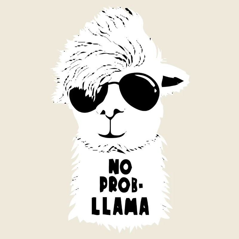 Llama Problem-Free Glasses