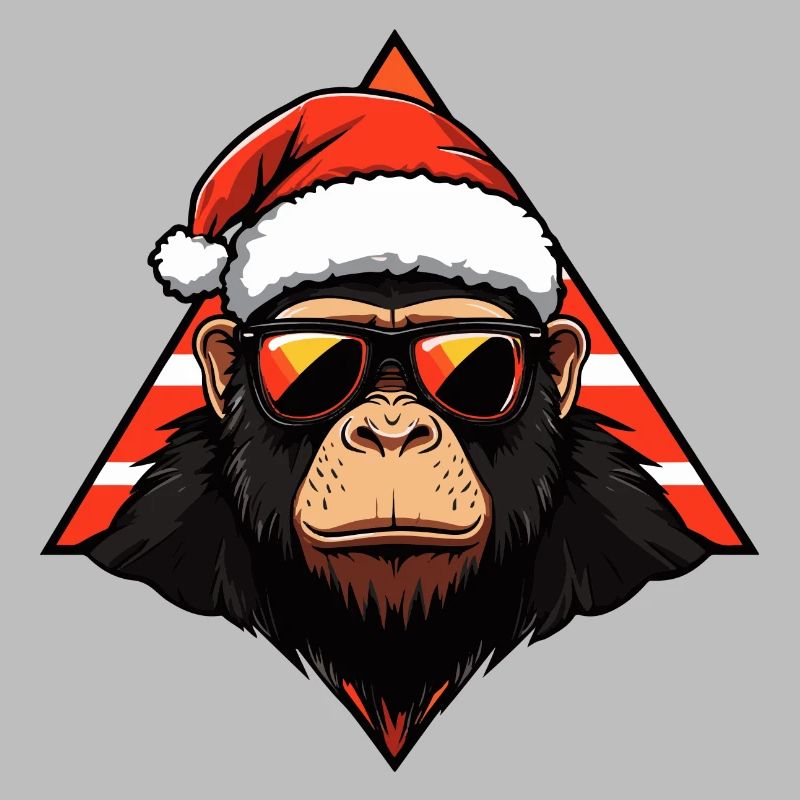 Monkey Christmas Cool