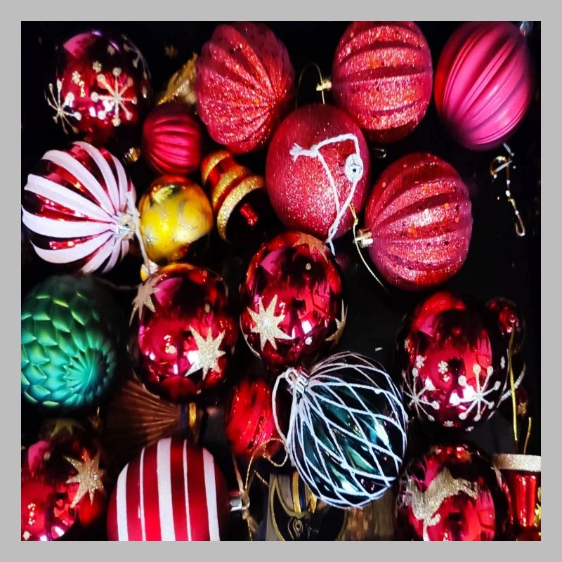 Boules de sapin de Noël - Décorations de Noël