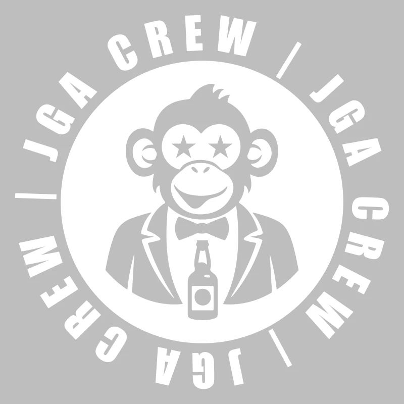 Junggesellen Crew Affe