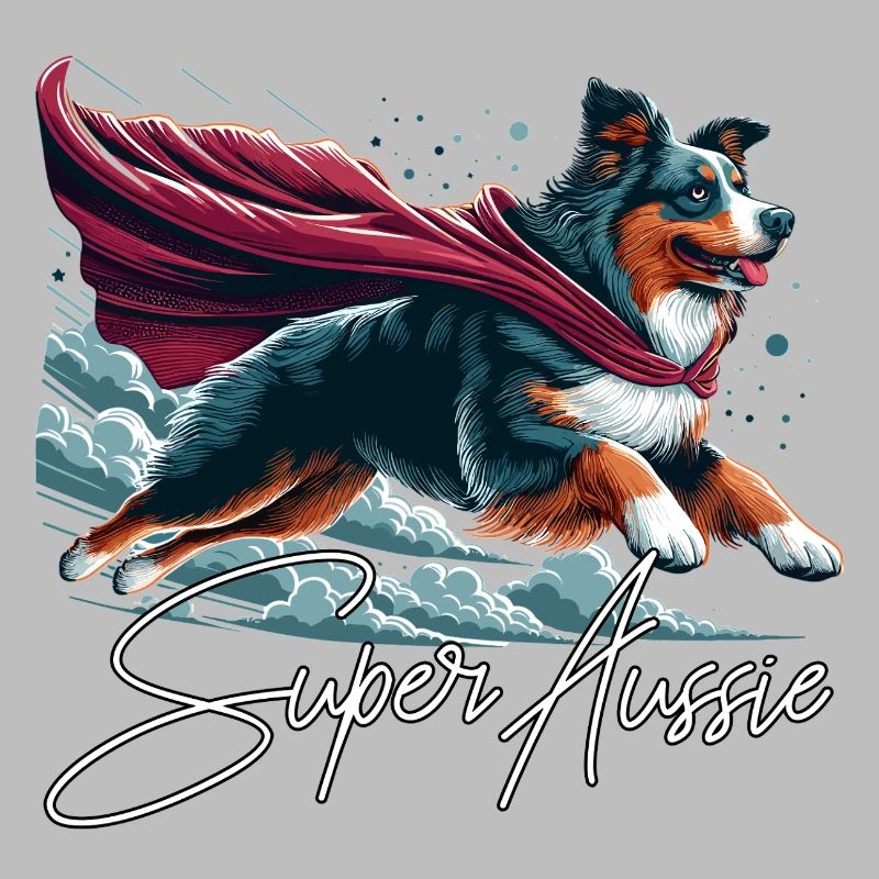 Super Dog Australian Shepherd Sheppie Gift