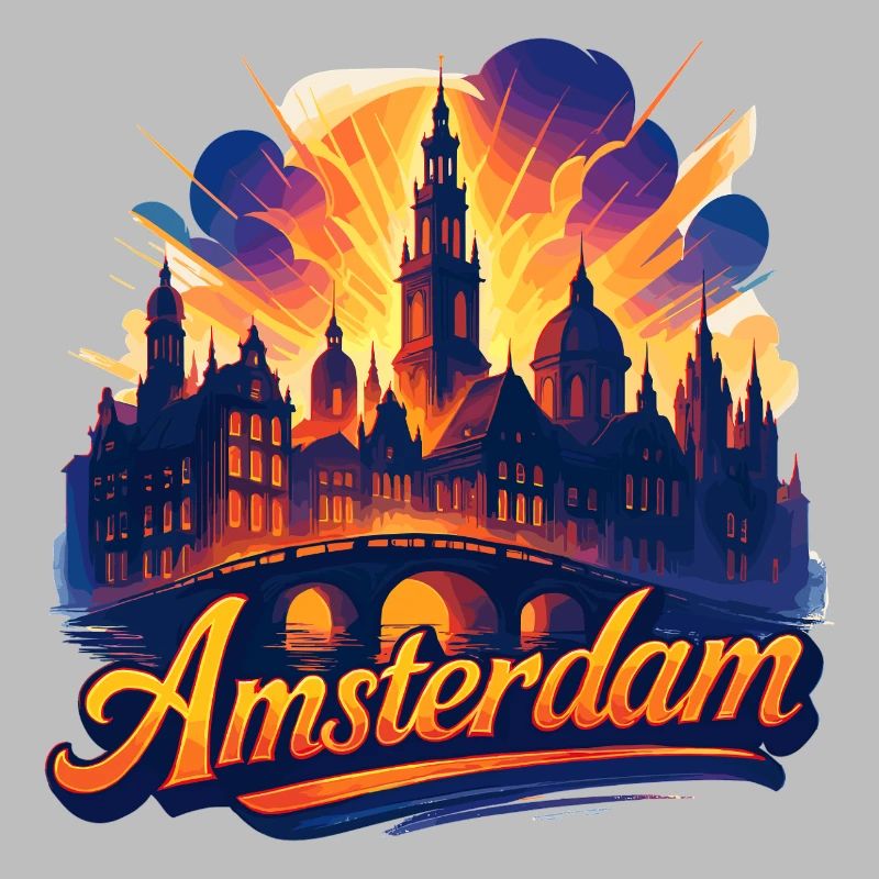 Amsterdam Capitale Pays-Bas Pays-Bas Cadeau