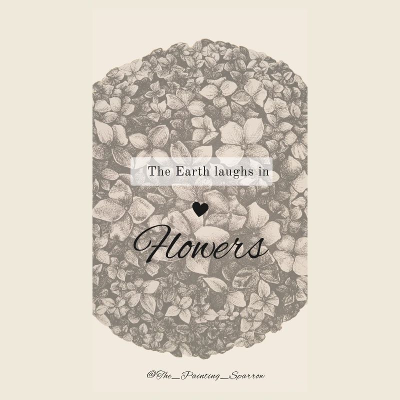 « La Terre rit dans les fleurs »