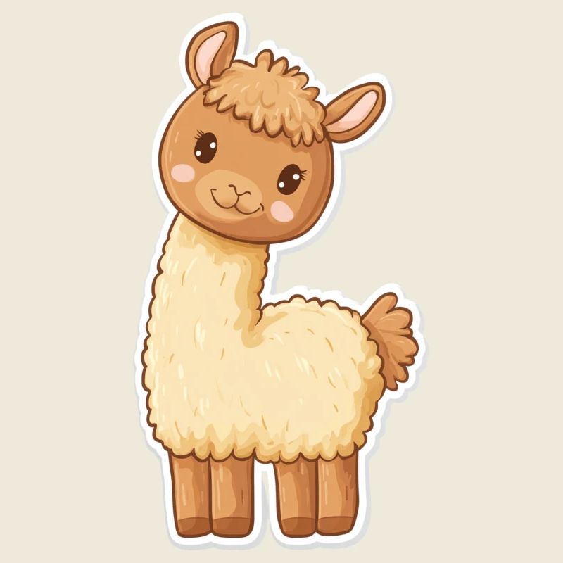 Llama Alpaca Llama Animal Gift