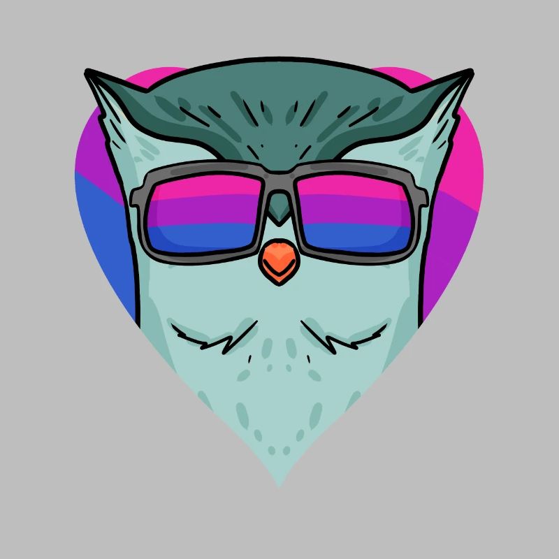 Bisexuell Eule Nachteule Vogel Geschenk