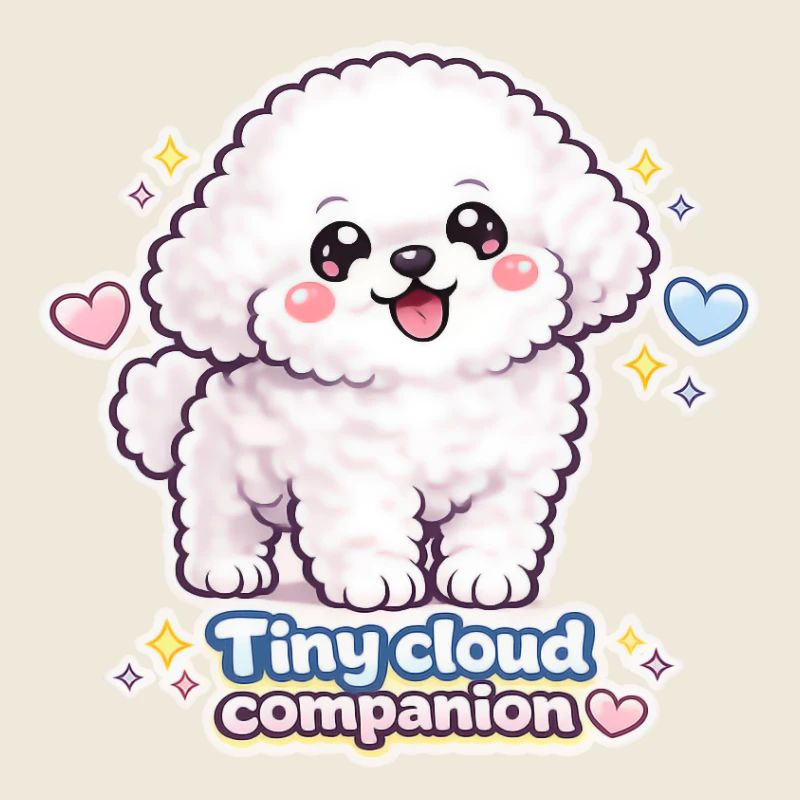 Cuddly Cloud Dog – Tiny Cloud Companion