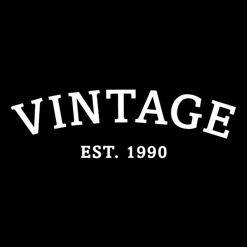Vintage Est. 1990 Birthday Gift