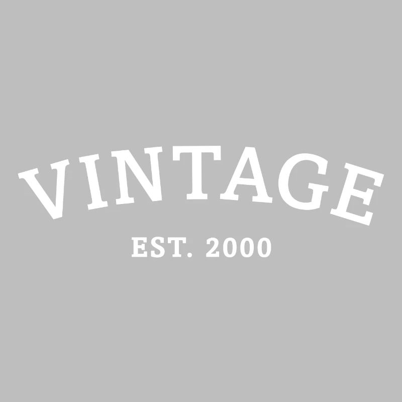 Vintage Est. 2000 Birthday Gift