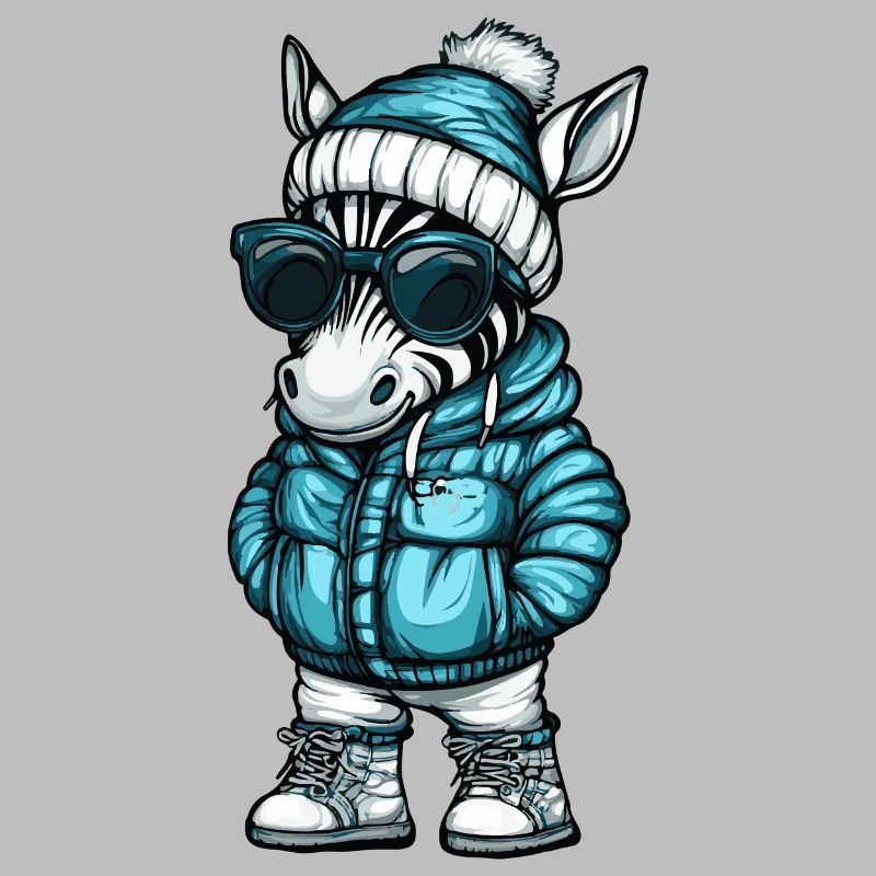 Zebra Winter Comic