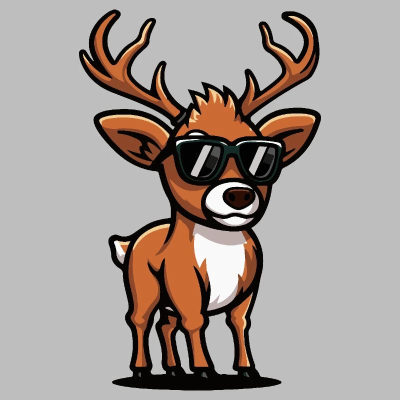 Cerf Cool Bande Dessinée