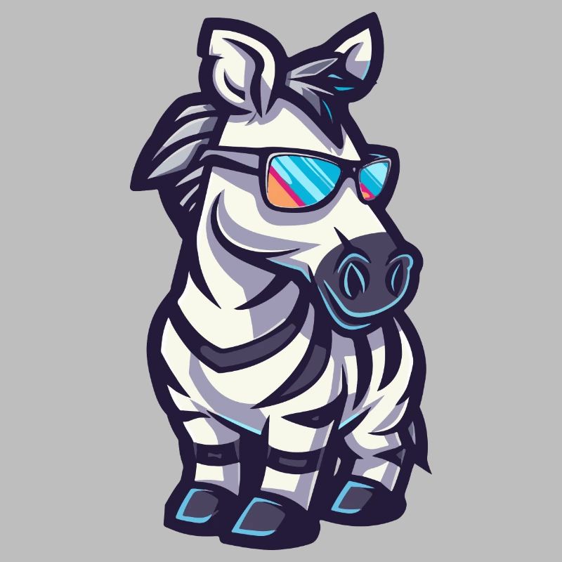 Zebra Cool Comic