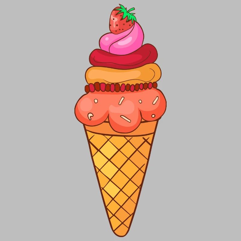 Eis Speiseeis Eiskrem Eiscreme Kugeleis Eisbecher