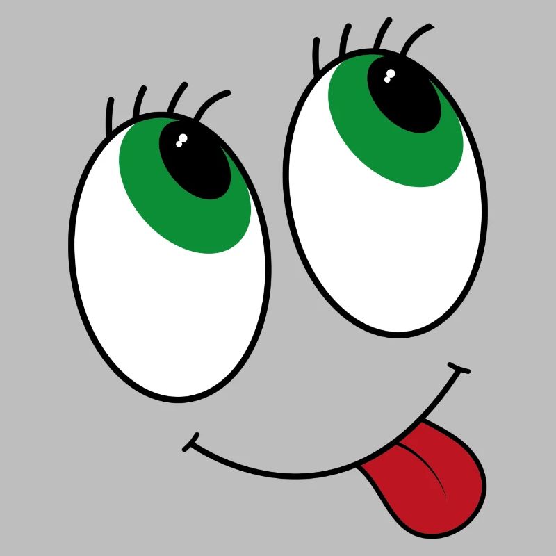 Comic-style eyes