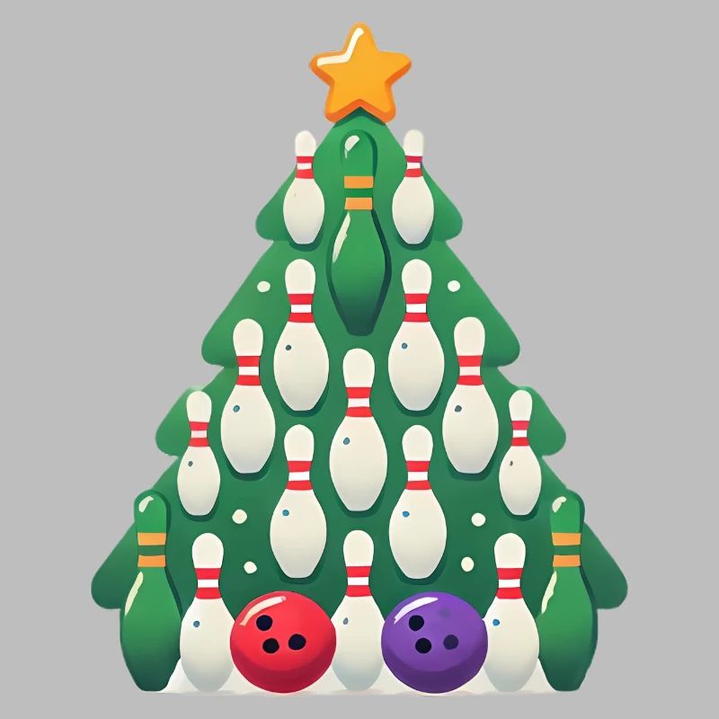 Bowling arbre de Noël Noël design