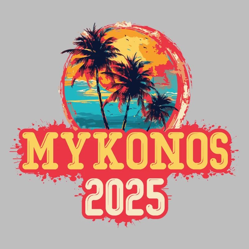 Mykonos 2025 Palm Trees