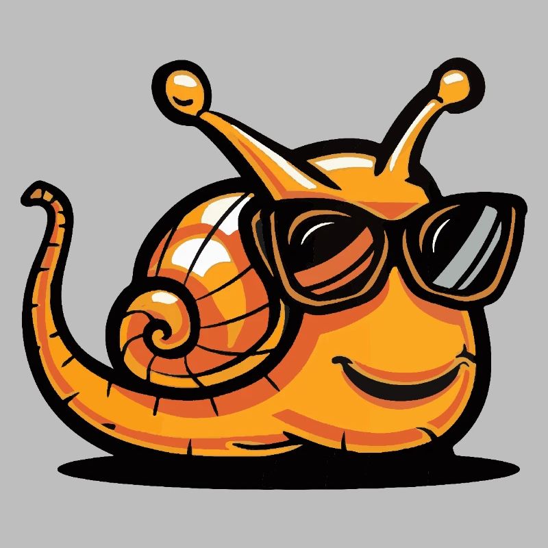 Schnecke Cool Comic