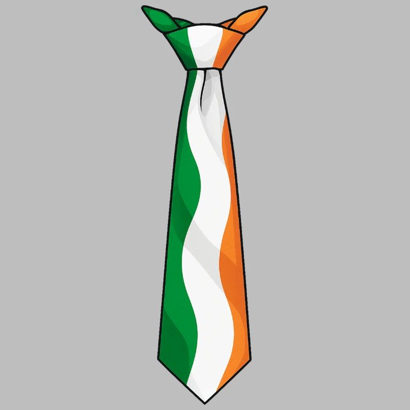 Cravate d’Irlande – Conception du drapeau