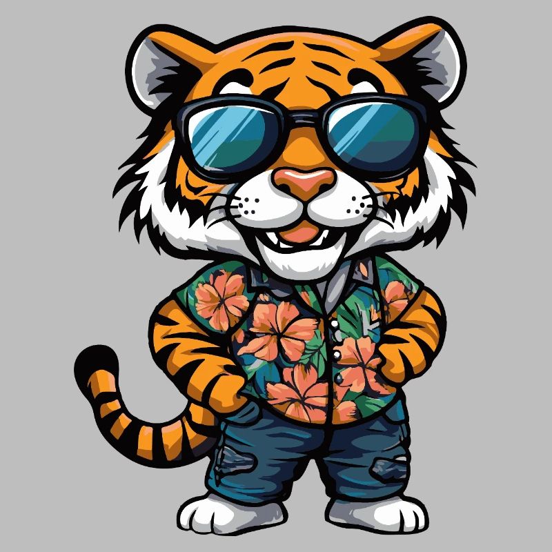 Tiger Comic Cool Summer