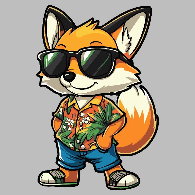 Fuchs Comic Cool Sommer