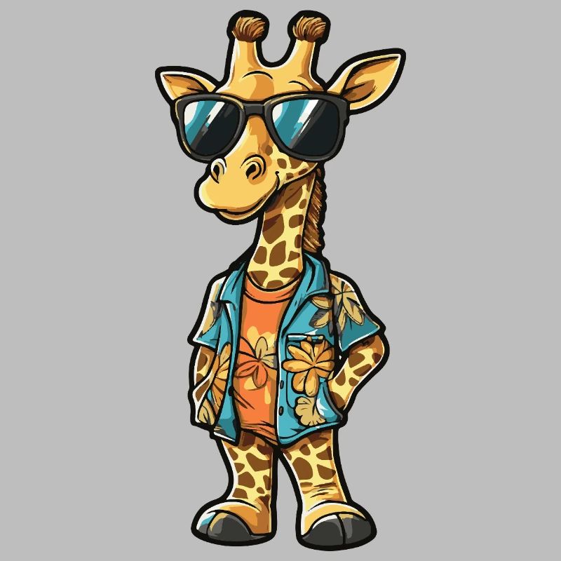 Giraffe Cool Summer