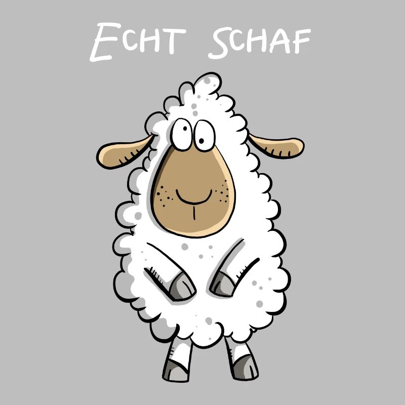 Echt Schaf I Cooles Schäfchen Comic Geschenk Fun