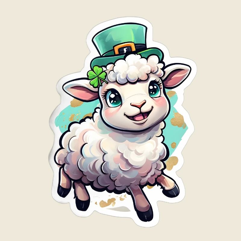 Cadeau de mouton pour la Saint-Patrick