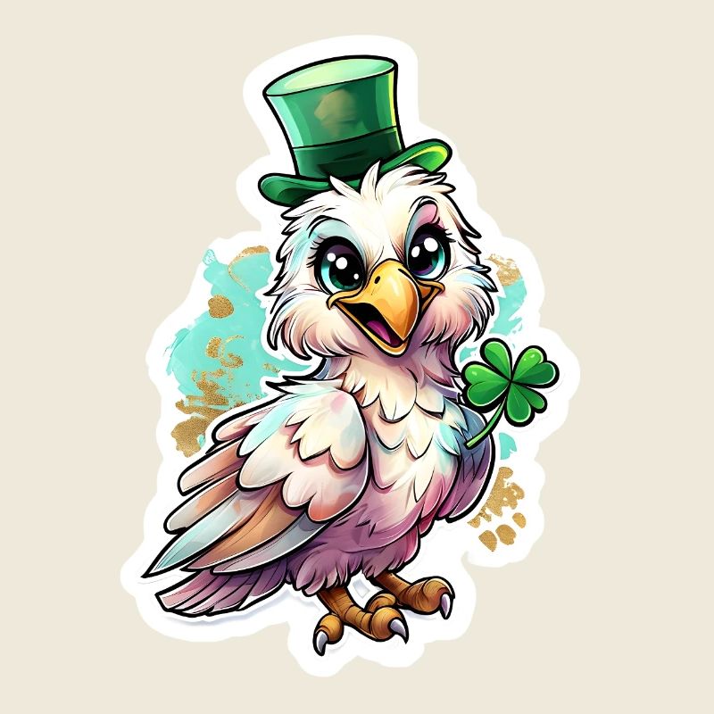 St. Patrick's Day Vogel Geschenk