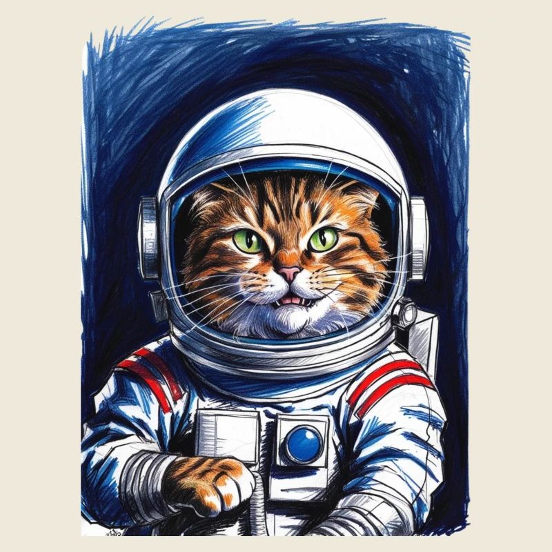 Astronaute Chats Cadeau de l’Espace