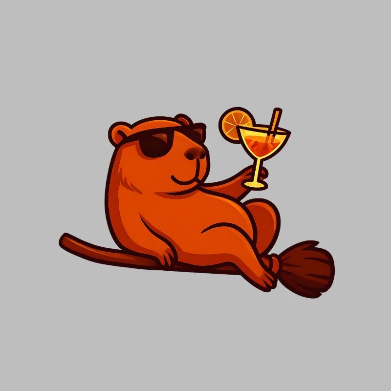 Cadeau de costume de capybara d’Halloween