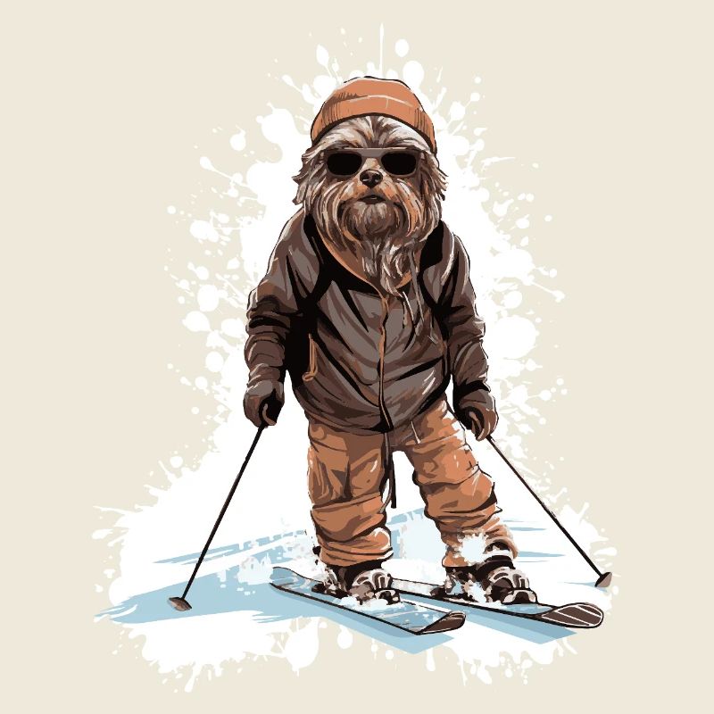 Yorkshire Terrier Chien Ski Ski