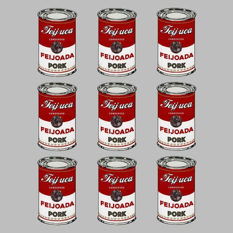 Motif de canette de porc Feijoada