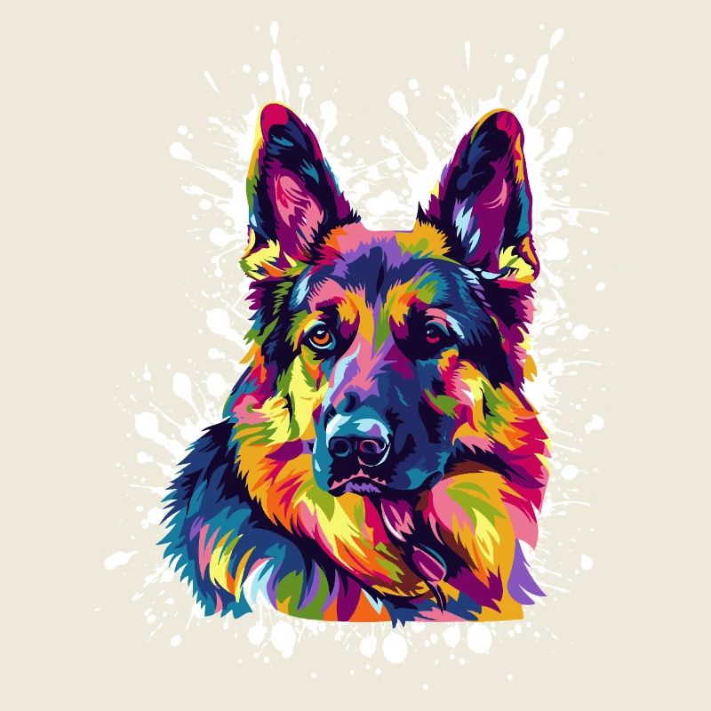 Dog Shepherd Art