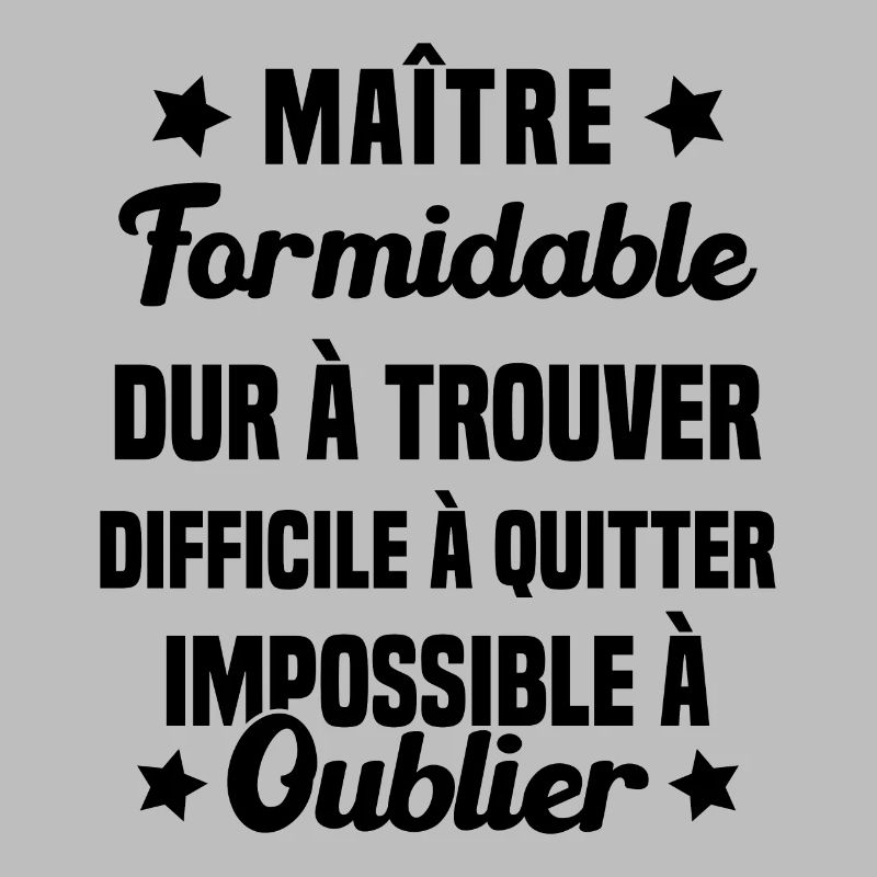 Maître Formidable Idée Cadeau Maître D'école