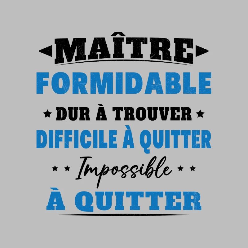 Maître formidable idée cadeau maître d'école