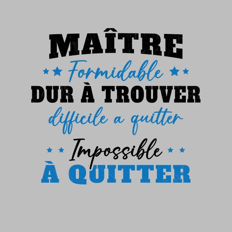 Maître formidable idée cadeau maître d'école