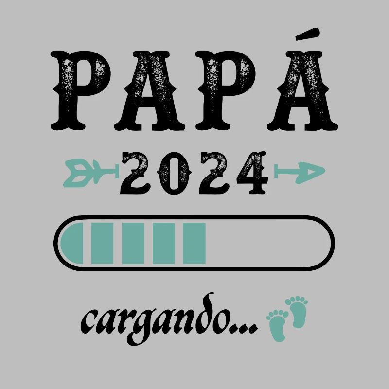 Papa 2024 Loading Geschenk Zukunft Vater