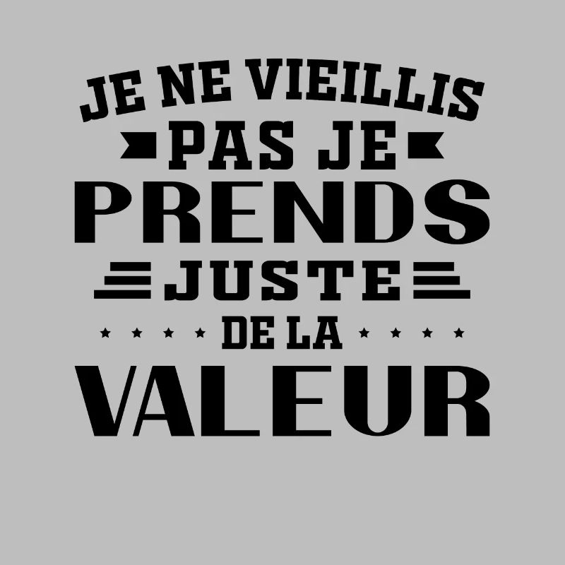 I'm not getting old, I'm just increasing in value