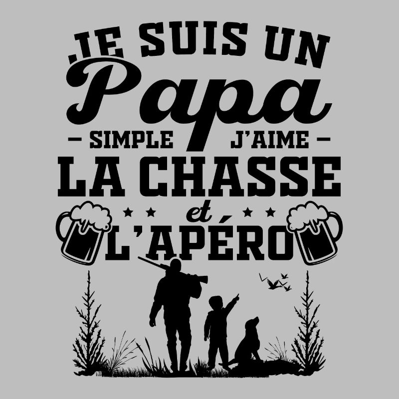 Ich bin ein einfacher Vater, ich mag die Jagd und Aperitifs