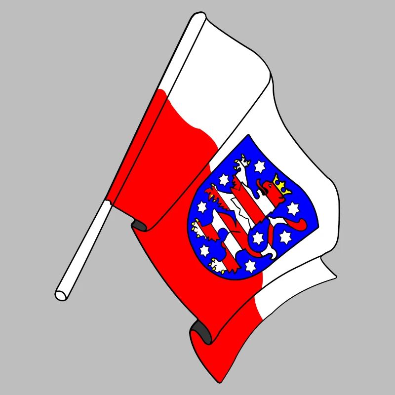 Drapeau de la Thuringe
