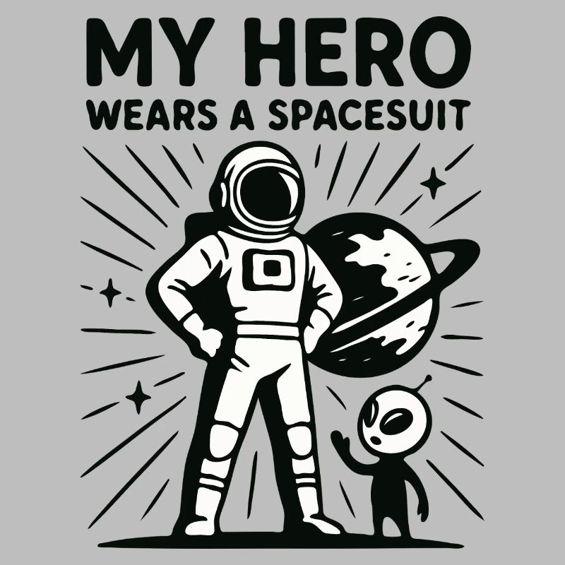 Héros de l’espace en combinaison spatiale