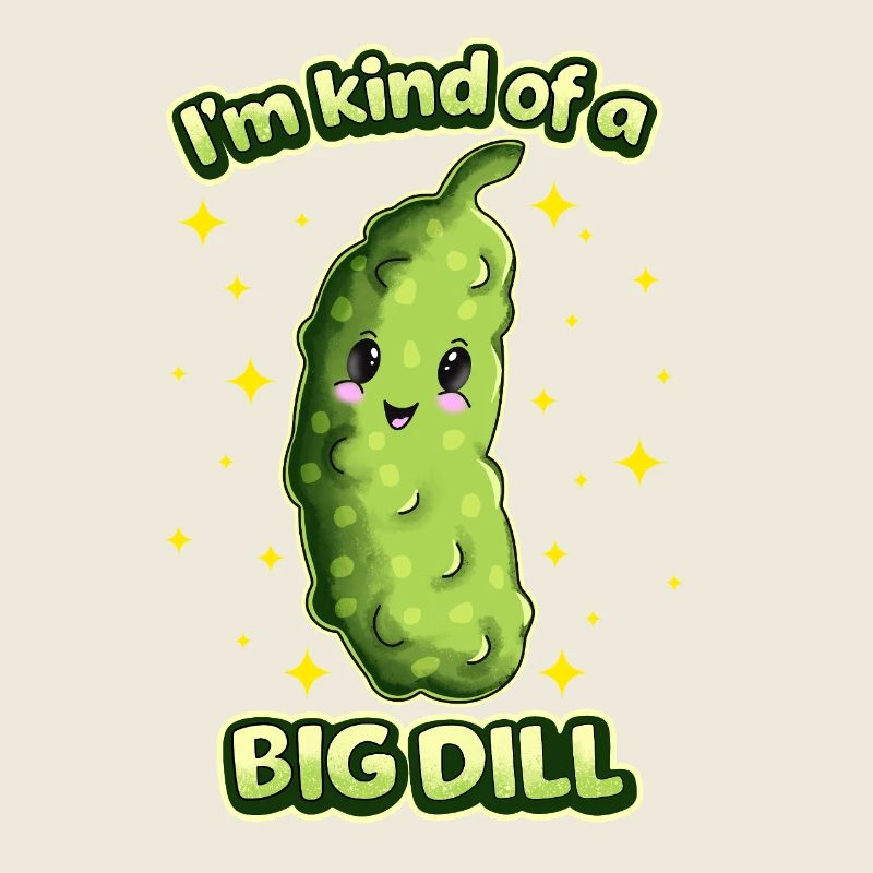 Ich bin ein großer Dill Gurke