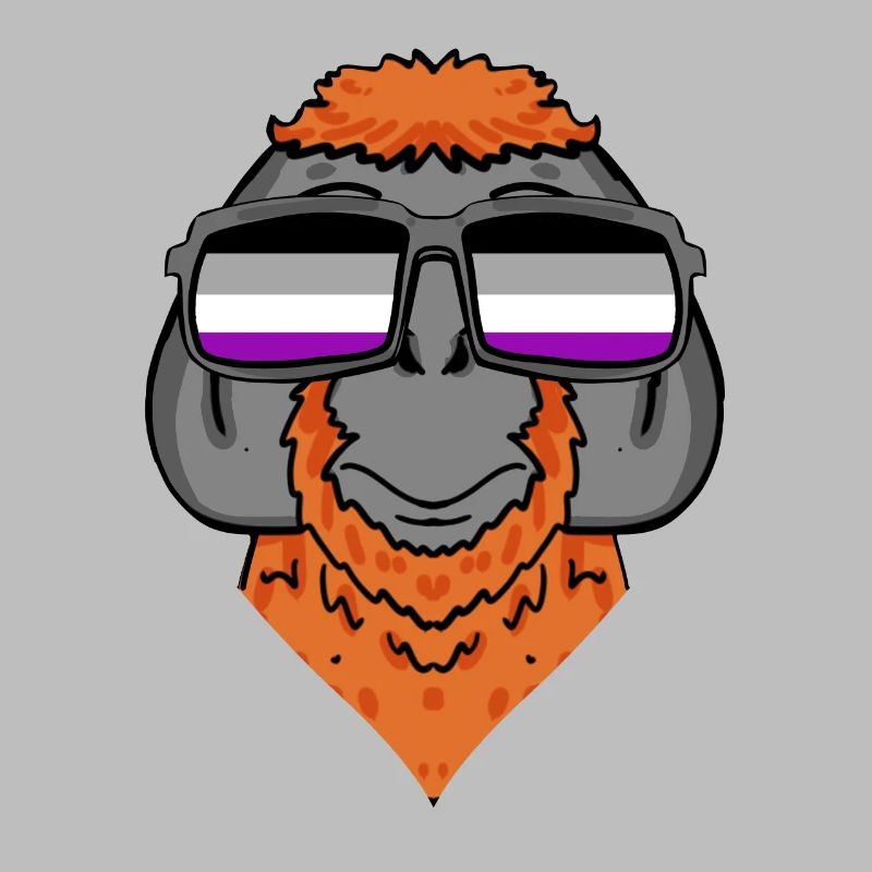 Asexual Lgbt Orangutans Asexuality Monkey