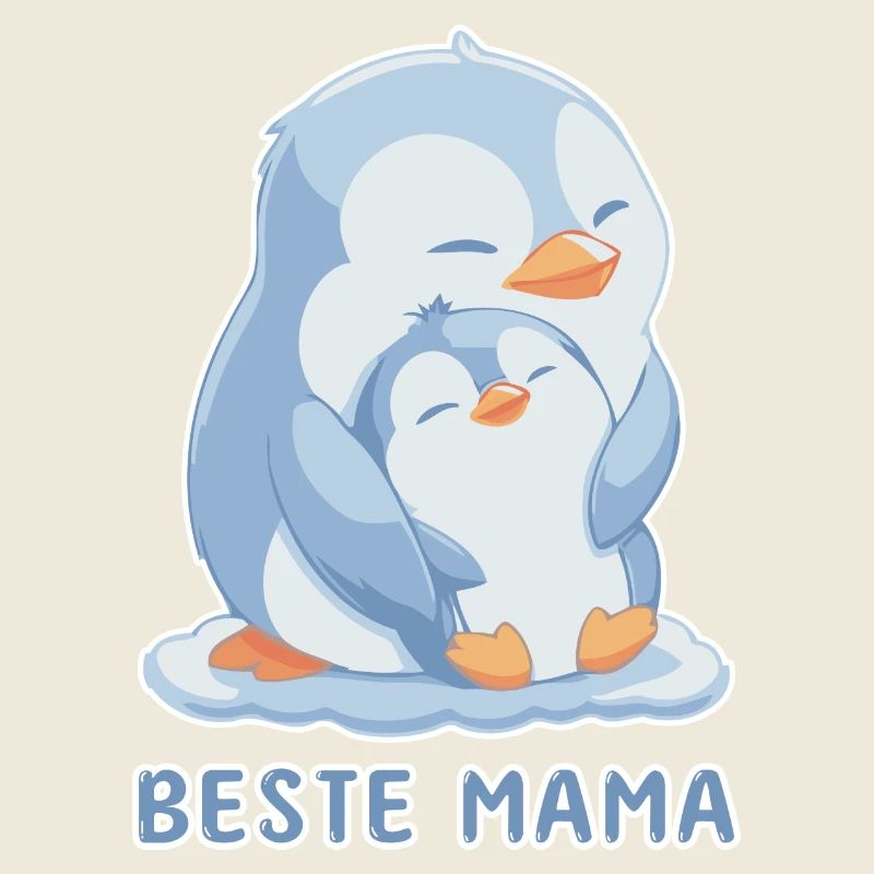 Beste Mama Pinguin Muttertag