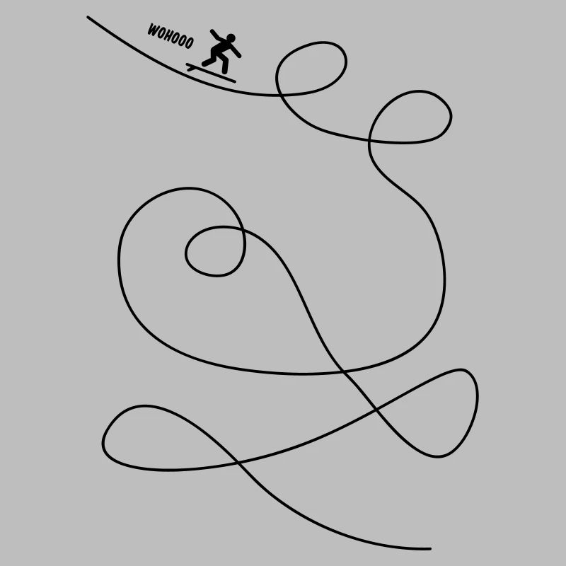 Surfer makes loops