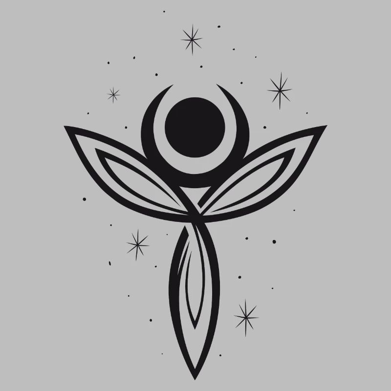 Déesse Lune Déesse Trinity Triquetra