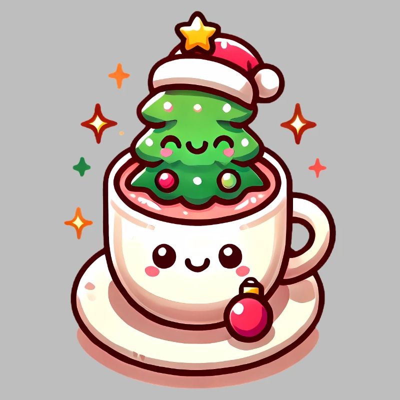 Festive Tree in Hot Cocoa Design
