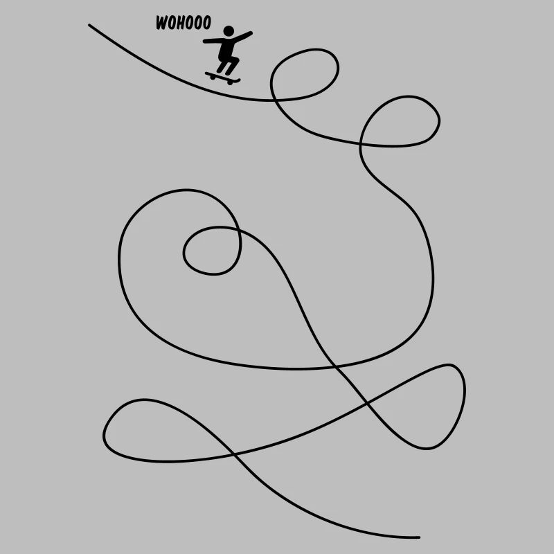 Skateboarder Makes Looping Gift